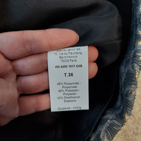 NWT Lanvin Les 10 Ans Runway Mini Metallic Skirt ♥ - Picture 9 of 9